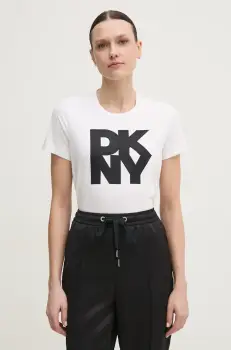 Dkny tricou femei, culoarea alb, P5AHSWNA imagine