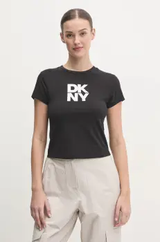 Dkny tricou femei, culoarea negru, DP5T1112 imagine