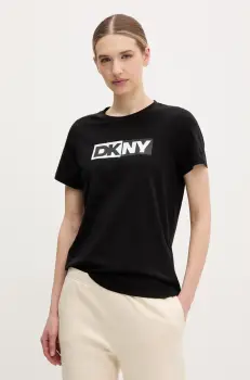Dkny tricou femei, culoarea negru, DP5T5894 imagine