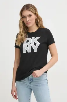 Dkny tricou femei, culoarea negru, P5AHSWNA imagine