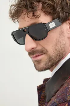 Dolce & Gabbana ochelari de soare barbati, culoarea negru, 0DG4482 imagine