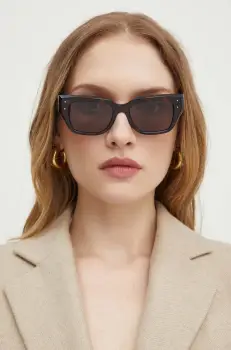 Dolce & Gabbana ochelari de soare femei, culoarea maro imagine