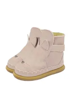 Donsje cizme de iarna pentru copii din piele intoarsa Dubu Classic Shoes Cat culoarea bej, 1500403 imagine