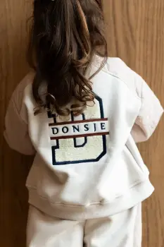 Donsje geaca bomber pentru copii, cu bumbac imagine