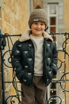 Donsje geaca copii Florus Jacket Koalas culoarea bleumarin, 4102101 imagine