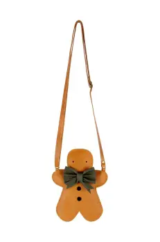 Donsje geanta de mana din piele pentru copii Britta Exclusive Purse Gingerbread culoarea portocaliu, 5002015 imagine