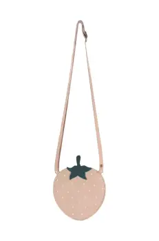 Donsje geanta de mana din piele pentru copii Nanoe Fruit Purse Strawberry culoarea roz, 5009002 imagine