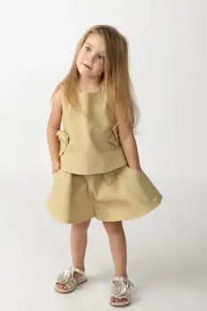 Donsje pantaloni scurti din bumbac pentru copii Mazena Shorts imagine