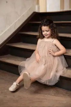 Donsje rochie culoarea maro, mini, evazati, 4100400 imagine