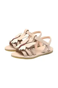 Donsje sandale din piele pentru copii Iles Sky Sandals Butterfly culoarea bej, 2025201 imagine