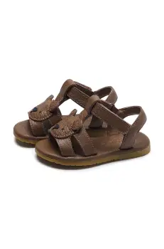 Donsje sandale din piele pentru copii Mhalo Sandals Bear culoarea maro, 1502301 imagine