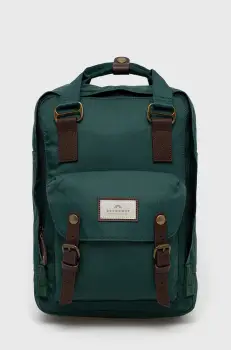 Doughnut rucsac barbati, culoarea verde, mare, neted imagine