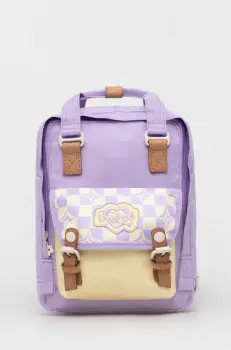Doughnut rucsac Macaroon Mini Kaleido femei, culoarea violet, mare, modelator, D124KD-000194 imagine