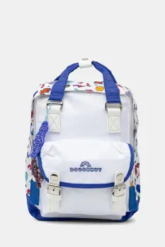 Doughnut rucsac Macaroon Mini You-Niverse culoarea alb, mic, cu imprimeu, D124YU-0001 imagine
