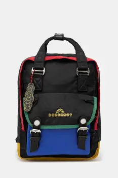 Doughnut rucsac Macaroon Mini You-Niverse culoarea negru, mic, neted, D124YU-0003 imagine