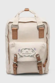 Doughnut rucsac Macaroon Sweetened Fantasy culoarea bej, mare, cu imprimeu, D010SF-0011 imagine