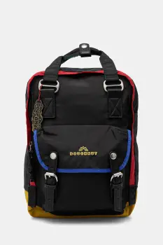 Doughnut rucsac Macaroon You-Niverse culoarea negru, mare, neted, D010YU-0003 imagine