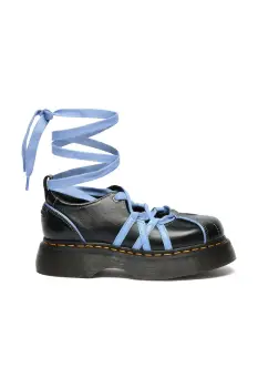 Dr. Martens balerini de piele Buzz Ballerina Lace Up Shoe imagine