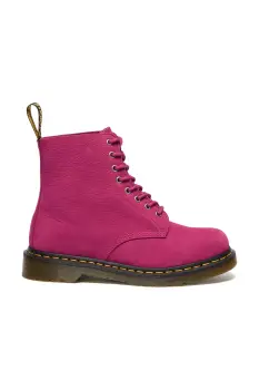 Dr. Martens botine 1460 Pascal culoarea roz, cu toc plat, DM42596650 imagine