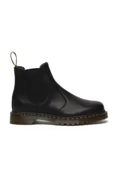 Dr. Martens cizme 2976 WL femei, culoarea negru, cu toc plat, izolat, DM31874001 imagine