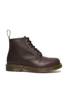 Dr. Martens cizme de piele 101 femei, culoarea maro, cu toc plat, DM27761201 imagine