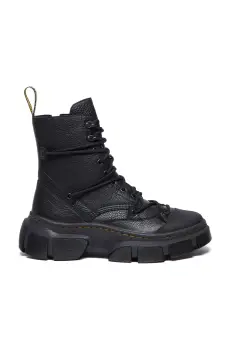 Dr. Martens cizme de piele DMXL femei, culoarea negru, cu platforma, DM41646001 imagine