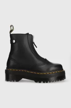 Dr. Martens cizme de piele Jetta femei, culoarea negru, cu platforma imagine