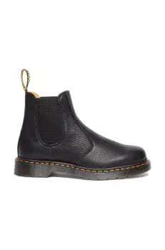 Dr. Martens ghete chelsea de piele 2976 femei, culoarea negru, cu toc plat, DM31989001 imagine