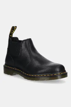 Dr. Martens ghete de piele 2976 Lo Chelsea Boot barbati, culoarea negru, DM40587001 imagine