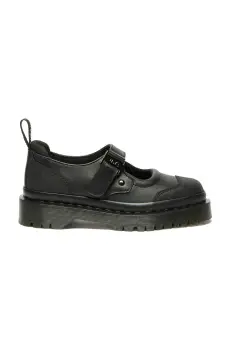 Dr. Martens pantofi de piele Indica II Bex Tech Mary Jane femei, culoarea negru, cu platforma, DM41015002 imagine