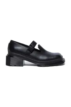 Dr. Martens pantofi de piele Maybole MJ Mary Jane femei, culoarea negru, cu platforma, DM32075001 imagine