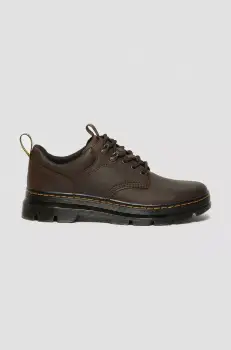 Dr. Martens pantofi de piele Reeder barbati, culoarea maro, DM27103207 imagine