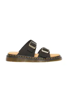 Dr. Martens papuci din piele Josef culoarea negru, DM41082001 imagine