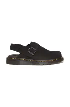 Dr. Martens sandale din piele intoarsa Jorge II barbati, culoarea negru, DM31563001 imagine