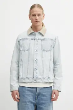 Drole de Monsieur geaca de blugi din bumbac La Veste Jean Delavee imagine