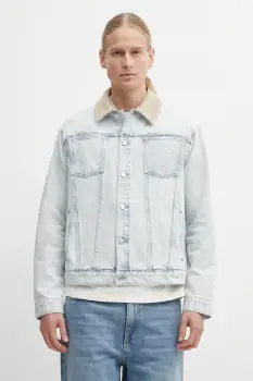 Drole de Monsieur geaca de blugi din bumbac La Veste Jean Delavee imagine