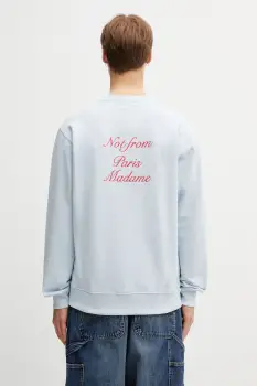 Drole de Monsieur hanorac pentru barbati, din bumbac Slogan Calligraphy imagine