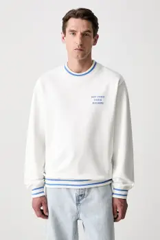 Drole de Monsieur hanorac pentru barbati din bumbac Sport Slogan imagine