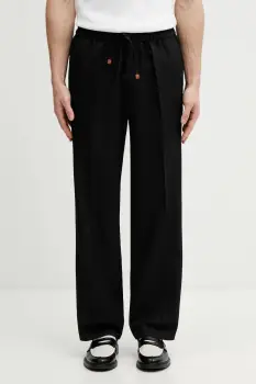 Drole de Monsieur pantaloni cu lana Pantalon Droit imagine