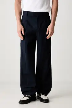 Drole de Monsieur pantaloni de costum pentru barbati cu bumbac Golfer imagine