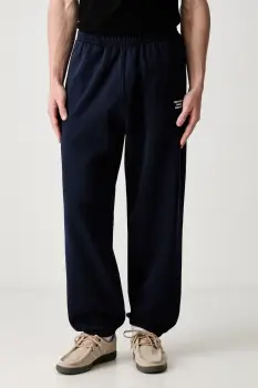 Drole de Monsieur pantaloni de trening pentru barbati din bumbac Slogan imagine