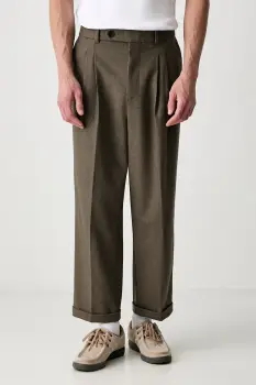 Drole de Monsieur pantaloni pentru barbati cu lana imagine