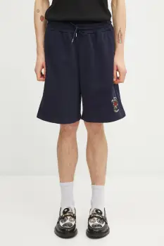 Drole de Monsieur pantaloni scurti din bumbac Slogan Rose imagine