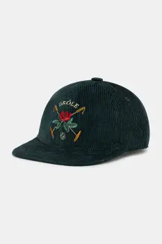 Drole de Monsieur sapca de baseball din catifea La Casquette Velours DrUle Rose culoarea turcoaz, I.CP189.CO236 imagine