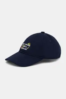 Drole de Monsieur sapca pentru barbati din bumbac Vine Embroidered Slogan imagine