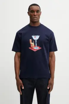 Drole de Monsieur tricou din bumbac Cocktail imagine