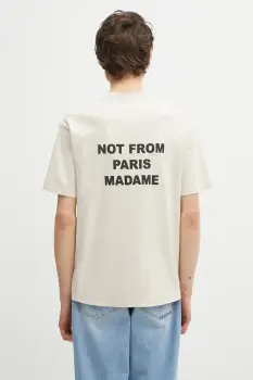 Drole de Monsieur tricou din bumbac Le T-Shirt Slogan imagine