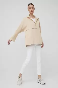 Drykorn bluza femei, culoarea bej, imagine