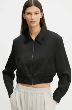 Drykorn geaca femei, culoarea negru, de tranzitie, 130065 84414 imagine