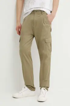 Drykorn pantaloni CASY barbati, culoarea verde, mulata, 122097 40682 imagine